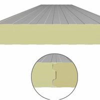 Usine directe en métal PU panneau sandwich isolation thermique mousse de polyuréthane pour chambre froide entrepôt isolation thermique