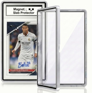 Boîtier de protection en aluminium durable pour cartes, avec verre trempé transparent et protection UV, pour cartes sportives - Product Image 1