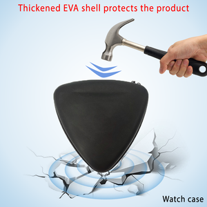 Boîte de montre portable personnalisée 1-3, boîte de rangement de montre à coque dure, étui portable de protection de stockage de bureau - Product Image 2