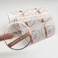 Impression d'Autocollants de Produits Personnalisés Rouleaux d'Étiquettes Rondes avec Logo de Marque Adhésif