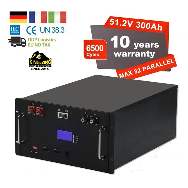 OEM 15kwh Battery Pack 48V 15kw Lithium Lifepo4 Battery 300Ah LFP 51.2V Energy Storage Batteries Household Solar System