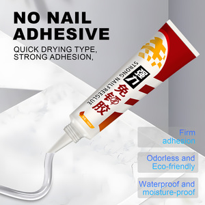 Adhésif transparent en <span class=keywords><strong>silicone</strong></span> blanc avancé, colle forte sans clous, colle liquide, mastic robuste pour le travail du bois - Product Image 1