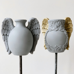 Décorations de tombes pour <span class=keywords><strong>cimetière</strong></span>, vases de <span class=keywords><strong>cimetière</strong></span> personnalisés avec pics pour décorations de jardin, cadeaux commémoratifs de jardin imperméables - Product Image 4