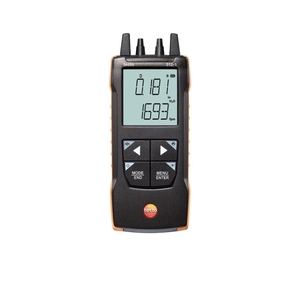 Manómetro Digital Original Testo 512-1, 200hPa, Medidor Diferencial HVAC con Tubo Pitot, Medición de Velocidad del Flujo de Aire - Product Image 2