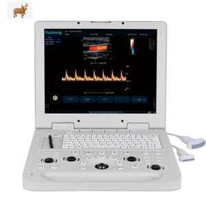 Draagbare laptop-echografie met kleuren-Doppler scan PW voor dierenartsen, voor gebruik op boerderijen en in echografie-fabrieken. - Product Image 1