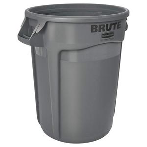 Bidone per Rifiuti Brute 38 L Grigio per Uso Commerciale - Product Image 1