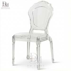 เก้าอี้พลาสติกใส DM EVENT PC Crystal Classic Back Chair โพลีคาร์บอเนต สำหรับงานแต่งงานและงานเลี้ยง - Product Image 2