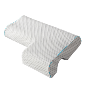 Oreiller en <span class=keywords><strong>mousse</strong></span> à mémoire <span class=keywords><strong>de</strong></span> forme rectangulaire moderne pour les dormeurs latéraux Soulagement <span class=keywords><strong>de</strong></span> la douleur au cou Couples se câlinant Anti-statique Tissu respirant 200TC - Product Image 6