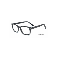 Montures de lunettes optiques rondes classiques en acétate pour hommes et femmes, lunettes de prescription quotidiennes, OEM ODM, logo personnalisé