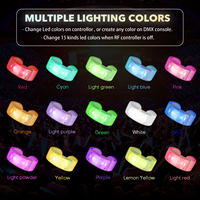 Bracelets LED personnalisés avec logo pour concerts, bars, discothèques, mariages, événements, fournitures de fête, bracelet LED en TPU contrôlé à distance par DMX