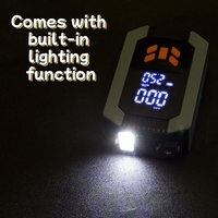 7200mAh Car Emergency Tire Inflation Wireless Digital Pressure Gauge Jump Starter & Tire Inflators 150Psi Air Pump