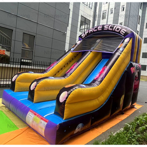 Alquiler de Tobogán Acuático Inflable Doble de PVC Comercial para Niños, Tamaño Personalizado, Certificado CE, Tobogán Acuático Inflable para Exteriores - Product Image 2