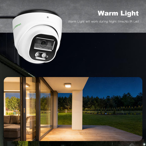 Caméra dôme couleur GR-HFW-M5S, réseau IP POE avec vision nocturne, micro intégré et stockage cloud, compatible avec Gcraftsman NVR - Product Image 3