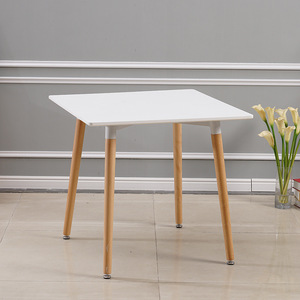 Table de salle à manger détachable style journal moderne nordique simple maison librairie hôtel restaurant café - Product Image 1