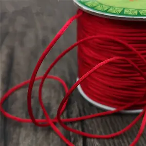 中国结绳编织绳韩国真丝绳鼠标尾线项链手镯饰品配件