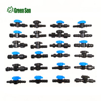 Vanne de raccordement en plastique pour tuyau d'irrigation goutte à goutte, vanne de dérivation multifonction pour ruban goutte à goutte 16 mm