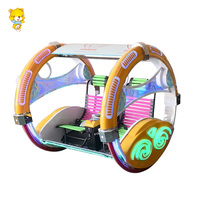 HAOJILE Amusement Park Happy Swing Car 360 Rolling Ride Fun-Bar Véhicule pour enfants Playtime Intérieur/Extérieur en vente