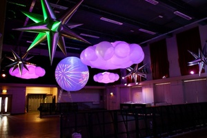 Lễ Hội Câu Lạc Bộ Trời Ý Tưởng Themeparty Trang Trí Bơm Hơi Trần LED Chiếu Sáng Đám Mây Bóng Trang Trí Sân Khấu Trang Trí - Product Image 6