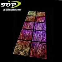 Location magnétique miroir 3d starlit led piste de danse à vendre