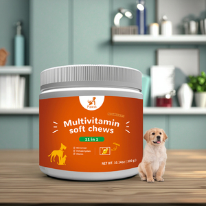 Integratori Multivitaminici Masticabili per Cani e Gatti con Minerali, Polvere di Krill, Proteine Elevate e Tacchino Biologico per il Supporto Immunitario - Product Image 2