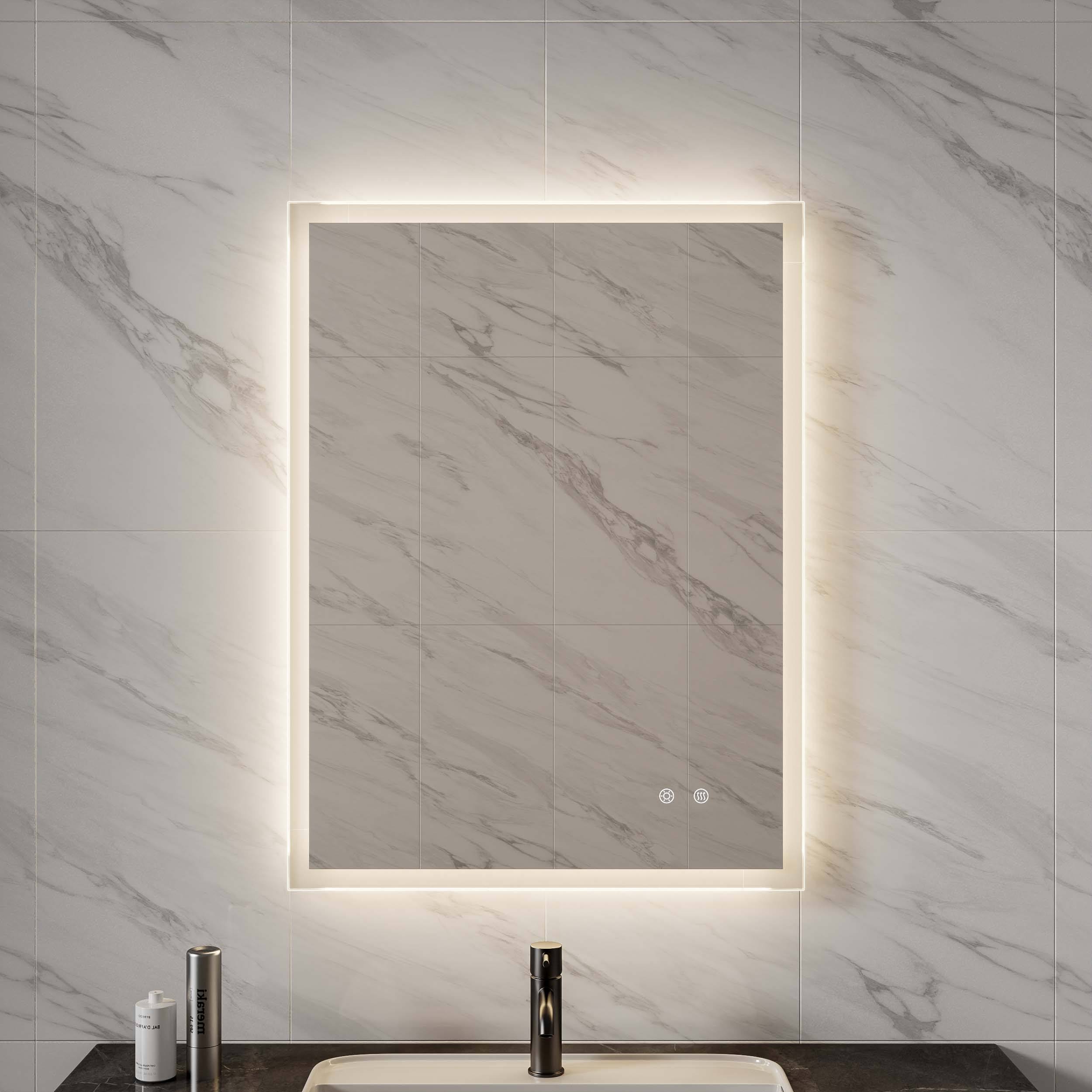 Miroir de salle de bain carré DP345-X