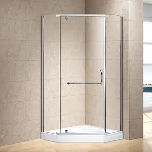 现代高品质钢化玻璃不锈钢框架淋浴房浴室豪华淋浴房外壳