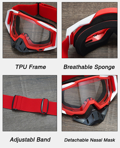 Vente en gros de lunettes de soleil de sport VTT Mx pour <span class=keywords><strong>moto</strong></span> de course <span class=keywords><strong>Moto</strong></span> Atv Dirt Bike Lunettes de motocross - Product Image 6