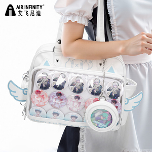 Borsa a Tracolla AirInfinity Cosplay con Tre Finestre, Borsa <span class=keywords><strong>Ita</strong></span> in PU di Alta Qualità, Elegante e alla Moda - Product Image 5