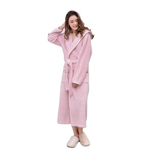 Accappatoio di Lusso ODM per Inverno, Autunno/Primavera, Lunghezza al Ginocchio, Caldo, Spesso, Unisex, Traspirante, Asciugatura Rapida, Alta Grammatura 400, per la Notte - Product Image 1