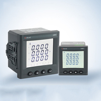 Acrel AMC72-AV3 Voltmètre numérique programmable triphasé, compteur de tension et de courant AC, précision de classe 0,5, affichage LED, CE