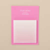 Notas Adhesivas Transparentes Brillantes, Bloc de Notas Transparente para Escribir, para la Escuela y la Oficina