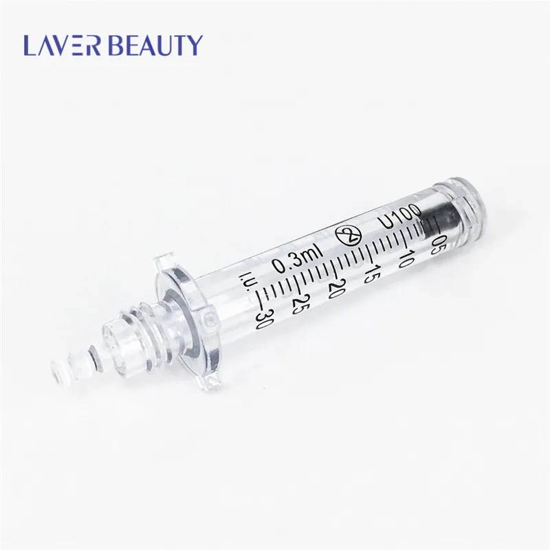 0.3ml 0.5ml Hyaluronic कलम के लिए बाँझ सिरिंज एडाप्टर त्वचीय ampoule भराव इंजेक्शन