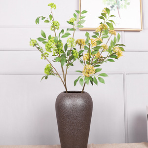 Grande branche de fruit des huit trésors, plante artificielle 92 cm en plastique souple, décoration intérieure - Product Image 1
