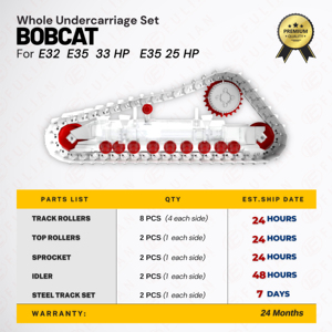 Pignon pièce de pédalier E32 E35, pour Bobcat Mini excavateur - Product Image 2