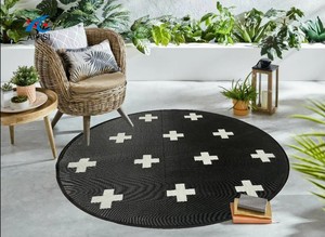 टिकाऊ पी पी पी पी पी पी पुआल पिकनिक के लिए लुढ़का वाला बाह्य प्लास्टिक रग्स 6 'x 6' अनुकूलित आउटडोर पीपी रग - Product Image 2