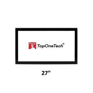 Moniteur tactile LCD 27 pouces, 2 pièces de haute qualité, multiple options de montage, condensateur tactile, interface double usb, moniteur d'écran tactile - Product Image 1