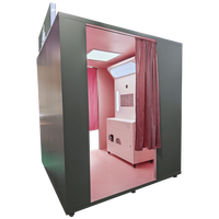 Coque de cabine photo pour selfie personnalisée Offre Spéciale de boîtier de kiosque photo pour machine à selfie à impression automatique