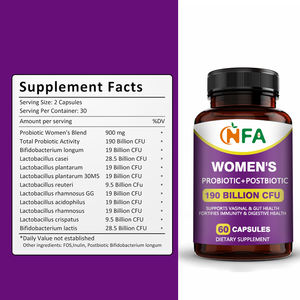 Complément alimentaire probiotique personnalisé pour usage quotidien Vrais ingrédients alimentaires Soutien immunitaire intestinal Ingrédients non transformés - Product Image 2