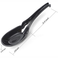 Offre Spéciale cuillère de vaisselle de restaurant avec encoches design cuillère à soupe en mélamine japonaise