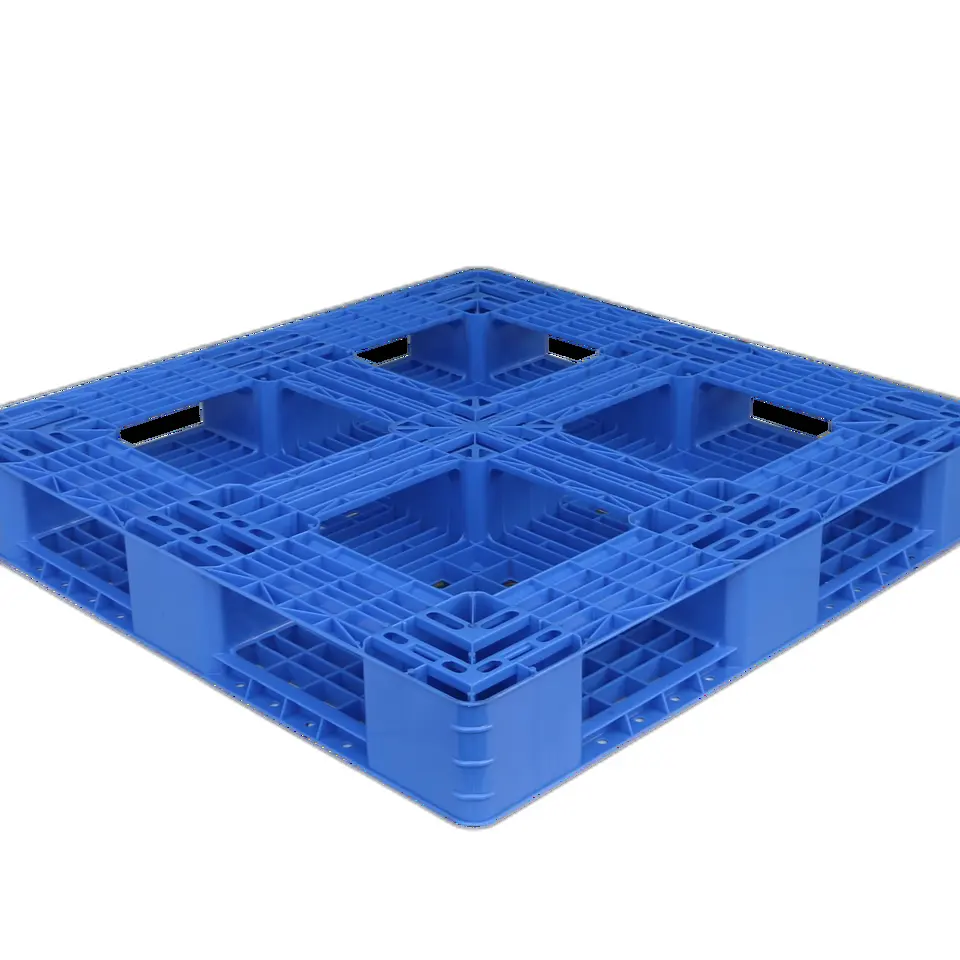 Nexara Magazijn Opslag Hdpe 1210 1200*1000*150Mm Grid Field Euro Kunststof Pallet Trays Voor Heftruck