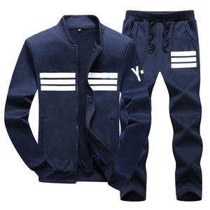 IStapromo Regalos Primavera y Otoño Traje Casual de Dos Piezas para Hombre Talla Grande, Traje Deportivo Transpirable con Cremallera Completa para Hombre al por Mayor - Product Image 1
