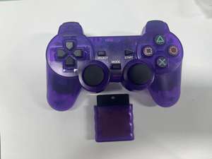 Ps2 Draadloze 2.4Ghz Joystick Controller Met Vibratie Motor Handrem Bewegingsdetectie Hoofdtelefoon Jack-3-In-1 Analoge Gamepad - Product Image 6