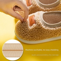 Chaussons d'hiver 2026 pour enfants, chauds en fausse fourrure d'agneau, antidérapants, à semelle souple, pour garçons et filles de 1 à 6 ans