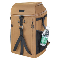 Sac à dos isotherme imperméable sur mesure MAY ZOO en tissu Oxford, grande capacité, doublure en nylon, fermeture éclair, idéal pour les pique-niques et les voyages