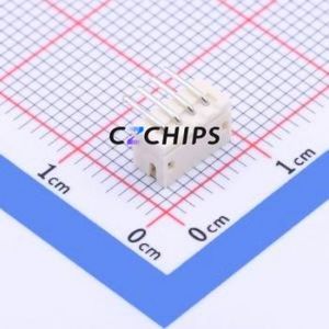 ZH-4AW Wire-to-Board Pin Header Bent Lead Through Hole,P=1.5mm Connector 1x4P 1.5mm Right Angle Insert ZH - Product Image 2