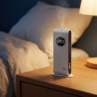 Diffuseur d'aromathérapie intelligent silencieux 0,5 L pour la maison et l'hôtel, pulvérisateur de parfum automatique, à poser sur le bureau/mural, sans prise électrique