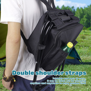 Outdoor Multifunction Cheap Portable <b>Stool</b> Backpack Folding Camping Fishing Chair With Cooler Bag - Product Image 4