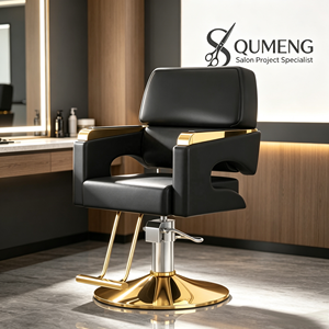เก้าอี้ตัดผมระดับไฮเอนด์ทันสมัยสำหรับร้านทำผม ปรับระดับความสูงได้ - Product Image 1