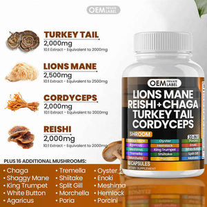 BIOCCHN Private Label Lions Juba Orgânica Leão Juba Cápsulas Lions Juba Cogumelo Cápsulas - Product Image 5