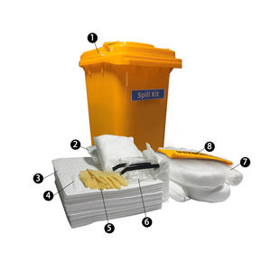 Kit de contrôle d'urgence des déversements d'hydrocarbures-Draps et tapis absorbants Capacité jetable de 240L Prix de gros - Product Image 1